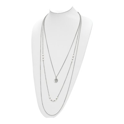 Stainless Steel Freshwater Cultured Pearl Tree Pendant Necklace – view 3