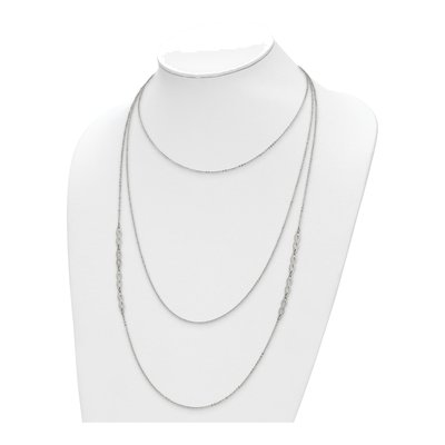 Stainless Steel 3-Strand Infinity Necklace – view 4