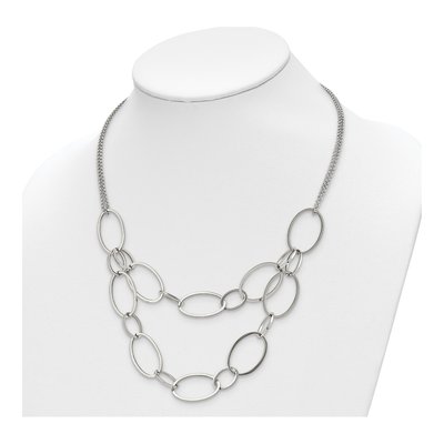 Chisel Stainless Steel Oval Link 19in Necklace – view 4