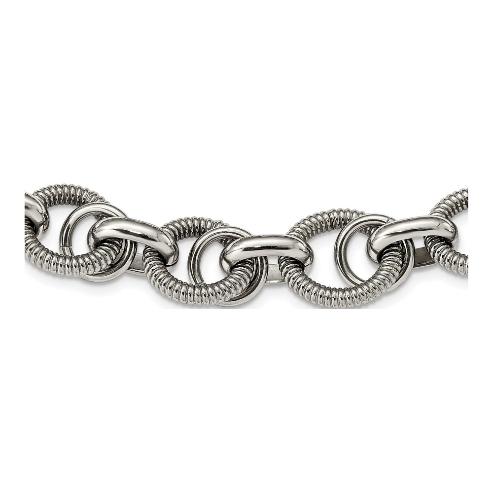 Stainless Steel 21mm Fancy Link Chain