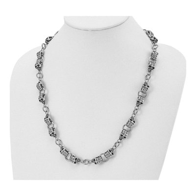 Stainless Steel Skull Necklace – view 6