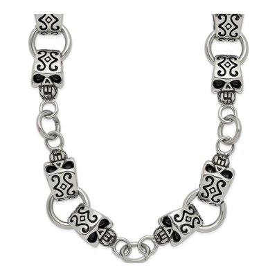 Stainless Steel Skull Necklace