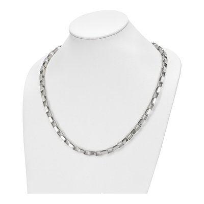 Men's Stainless Steel 6mm Square Rolo Chain – view 7