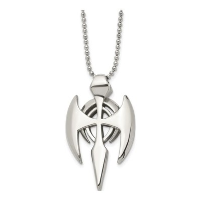 Stainless Steel Gothic Cross Pendant Necklace