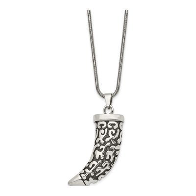 Stainless Steel Claw Pendant Necklace