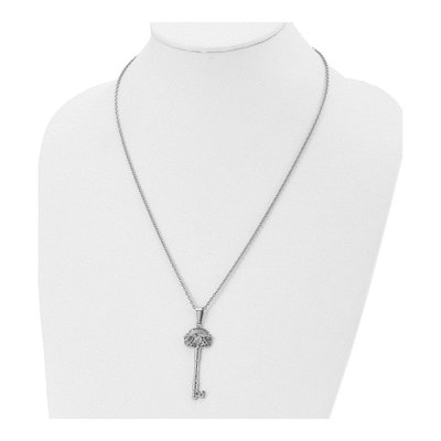 Stainless Steel Key Pendant Necklace – view 5