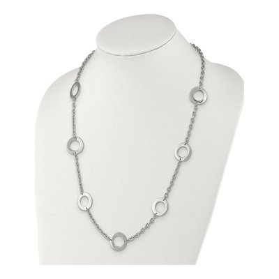 Stainless Steel Circles Necklace – view 7