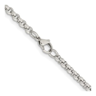 Stainless Steel 3.9mm Rolo Chain – view 4