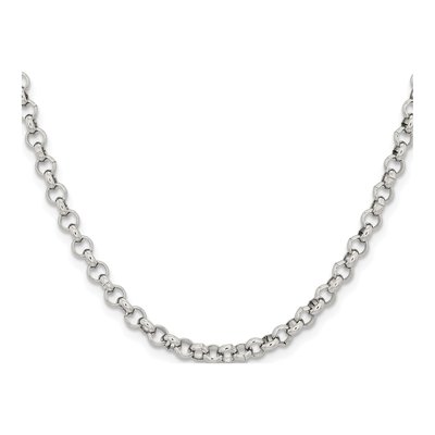 Stainless Steel 4.6mm Rolo Chain – view 3