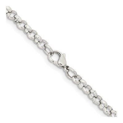 Stainless Steel 4.6mm Rolo Chain – view 4