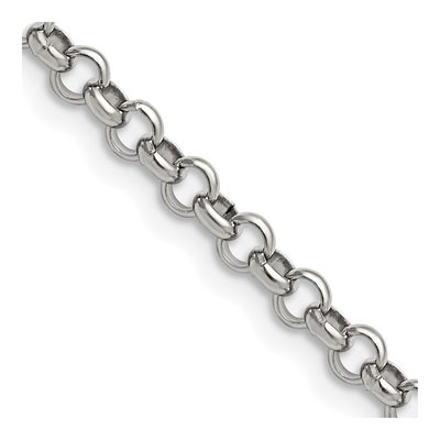 Stainless Steel 4.6mm Rolo Chain