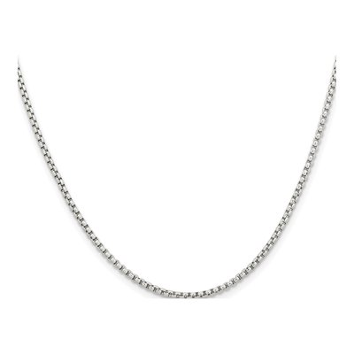 Stainless Steel 2.2mm Box Chain – view 3