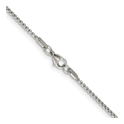 Stainless Steel 2.2mm Box Chain – view 4