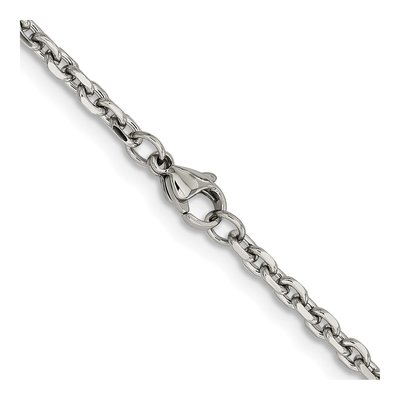 Stainless Steel 3.4mm Cable Chain – view 4