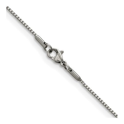 Stainless Steel 1.2mm Box Chain – view 4