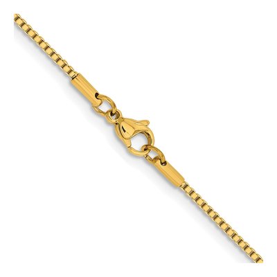 Stainless Steel 1.5mm Box Chain – view 4