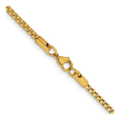Stainless Steel 2.4mm Box Chain – view 4