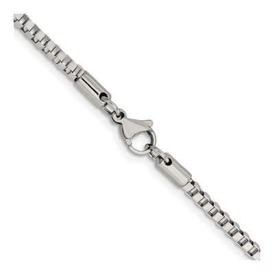 Stainless Steel 3.2mm Box Chain – view 4