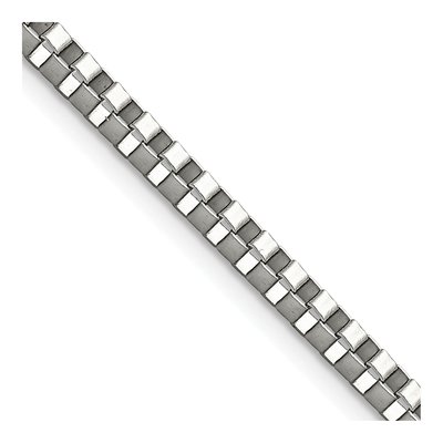 Stainless Steel 3.2mm Box Chain