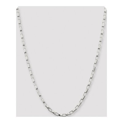 Men's Stainless Steel 4.8mm Square Box Chain – view 5