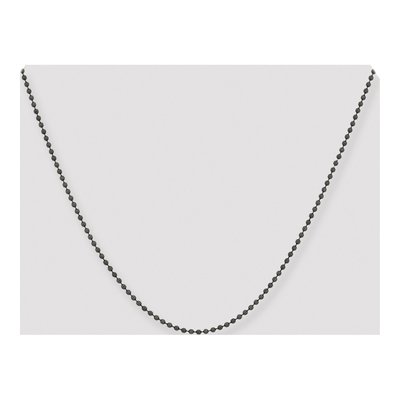 Black Stainless Steel 2mm Ball Bead Chain – view 5
