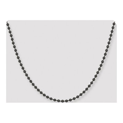 Black Stainless Steel 2.4mm Ball Bead Chain – view 5