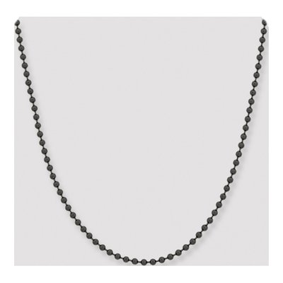Black Stainless Steel 2.4mm Ball Bead Chain – view 5