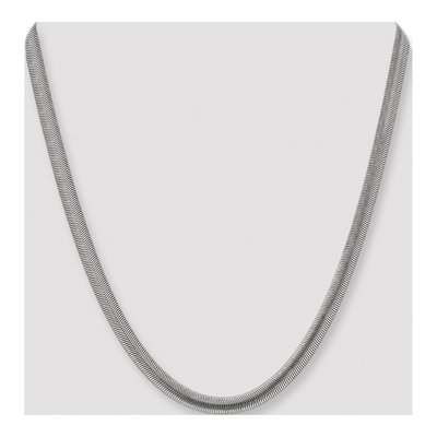 Stainless Steel 6.2mm Flat Snake Chain – view 5