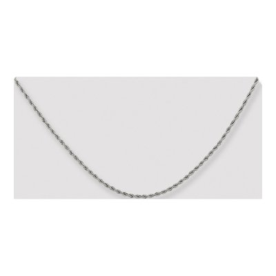 Stainless Steel 2.4mm Rope Chain – view 5