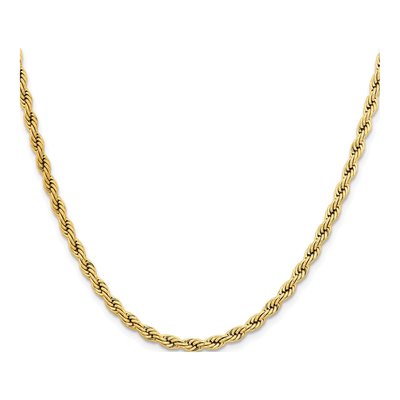 Stainless Steel 4mm IP Rope Chain – view 3