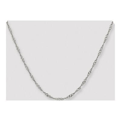 Stainless Steel 3mm Singapore Chain – view 5