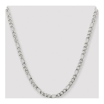 Men's Stainless Steel 6.3mm Figaro Chain – view 5