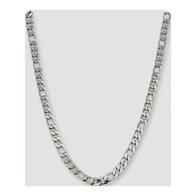 Men's Stainless Steel 8.4mm Figaro Chain – view 5