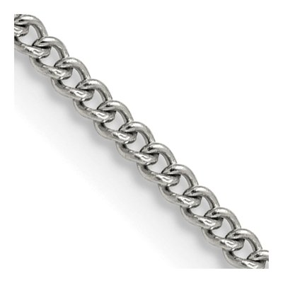 Stainless Steel 2.25mm Round Curb Chain