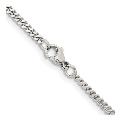 Stainless Steel 3mm Curb Chain – view 4