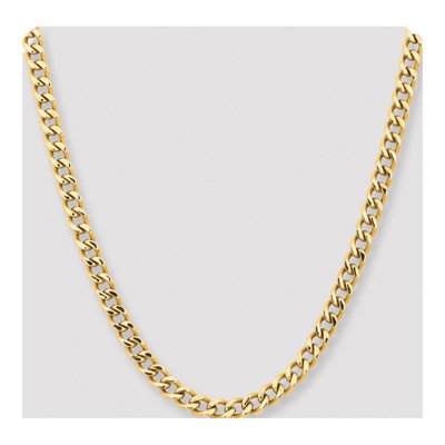 Men's Stainless Steel 7.5mm IP Curb Chain – view 5