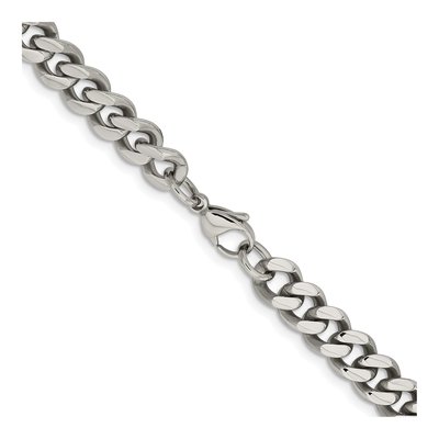 Men's Stainless Steel 9.5mm Curb Chain – view 4
