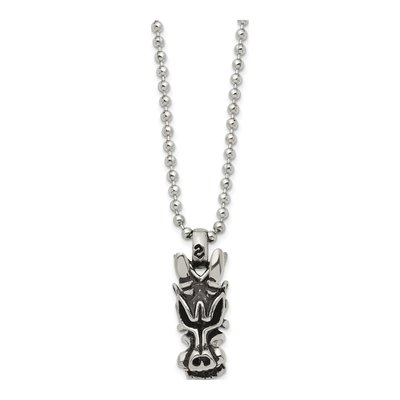 Stainless Steel Dragon Head Pendant Necklace – view 4