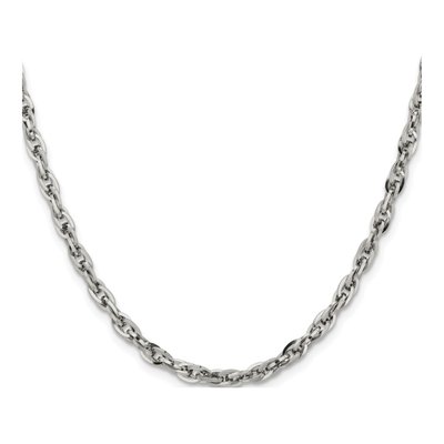 Stainless Steel 4.2mm Twisted Rope Chain – view 3