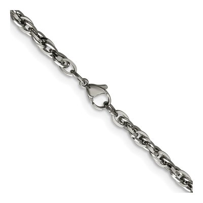 Stainless Steel 4.2mm Twisted Rope Chain – view 4