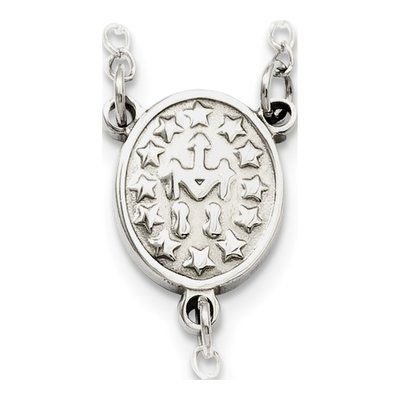 Stainless Steel Beaded Rosary Necklace – view 7