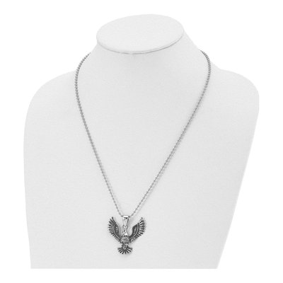 Stainless Steel Eagle Pendant Necklace – view 5