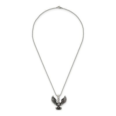 Stainless Steel Eagle Pendant Necklace – view 6
