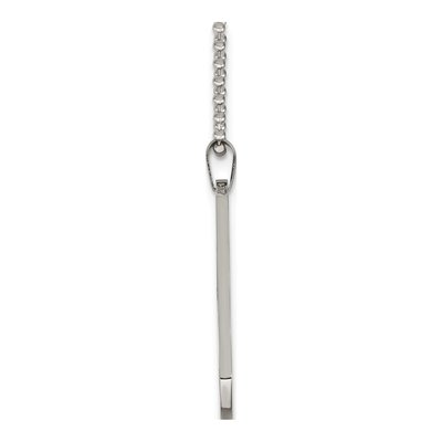 Stainless Steel Dog Tag Pendant Necklace – view 7