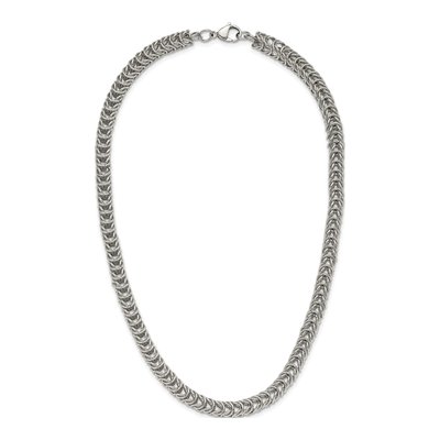 Stainless Steel 7mm Fancy Link Chain – view 4