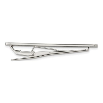 Men's Chisel Stainless Steel Polished Tie Bar – view 5