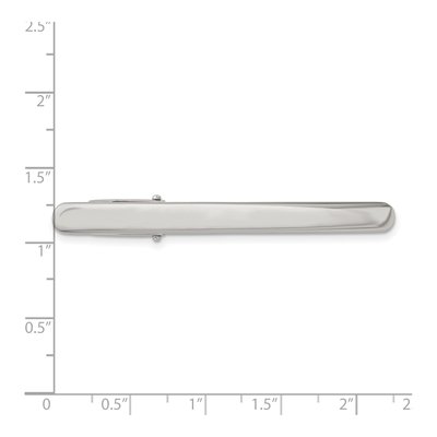 Men's Chisel Stainless Steel Polished Tie Bar – view 6