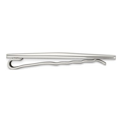Men's Stainless Steel Polished Tie Bar – view 5