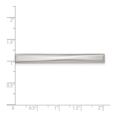 Men's Stainless Steel Polished Tie Bar – view 6