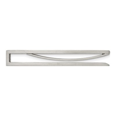 Men's Stainless Steel Brushed Resin Tie Bar – view 3